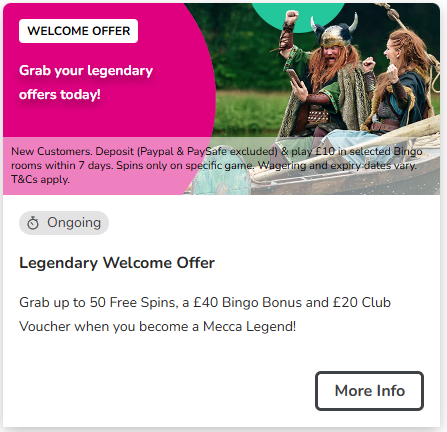 mecca bingo casino official website